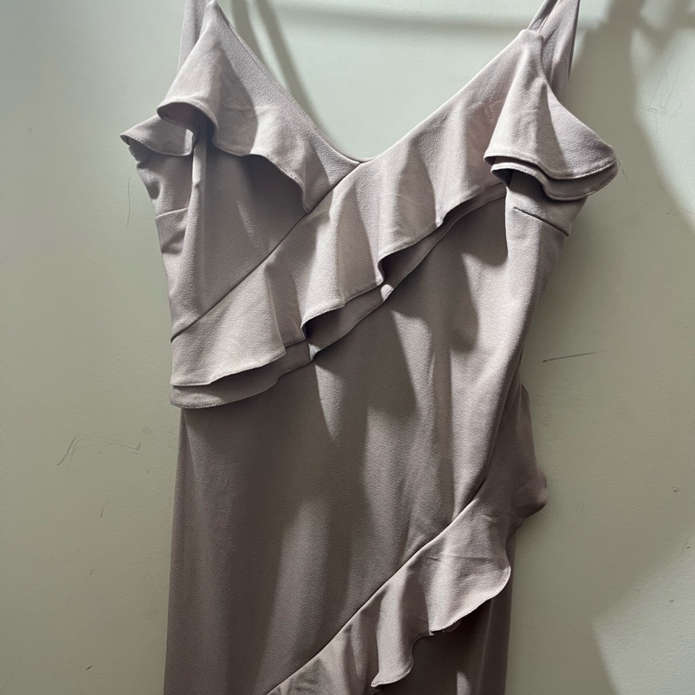 ASOS spaghetti strap dress! Color beige! Pit the pit 17 inches. Length 36 inches - Picture 8 of 17